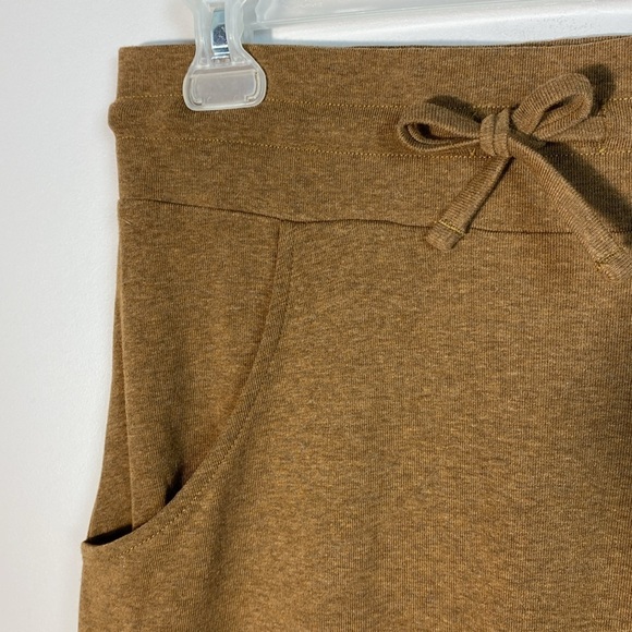 Two-Tone Color Block Brown and Cream Midi Skirt size small - Picture 5 of 10